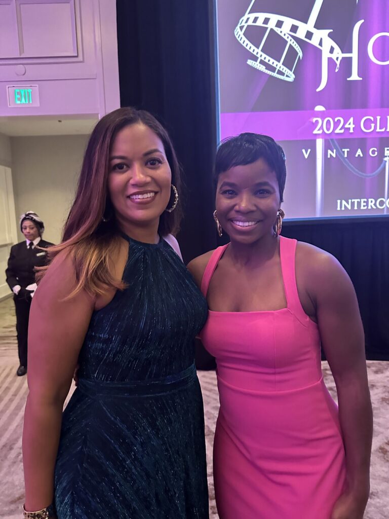 Lauren A. Warner and Brandi Murrain at an industry event